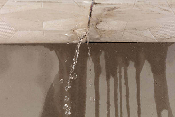 Professional Water Damage Restoration technician working in Sunset, ME